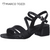 Marco Tozzi Ανατομικά Πέδιλα σε Μαύρο Χρώμα BOURLIS Shoes - Accessories