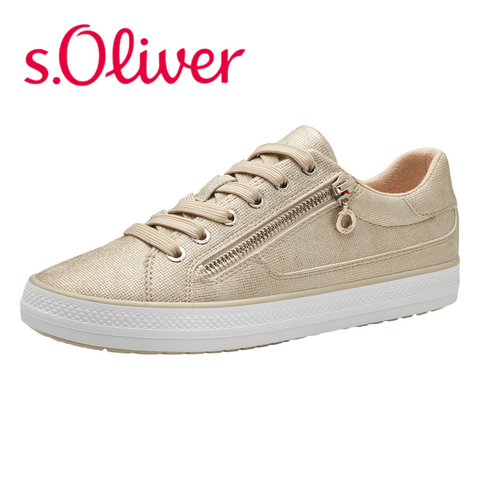 S.Oliver Γυναικεία Sneakers Σε Σαμπανιζέ Χρώμα