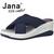 Jana Ανατομικές Παντόφλες Πλατφόρμες σε Μπλε Χρώμα BOURLIS Shoes - Accessories