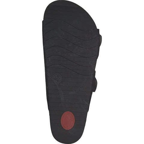 Jana Vegan Ανατομική Παντόφλα Σε Μάυρο Χρώμα BOURLIS Shoes - Accessories