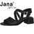 Jana Ανατομικά Πέδιλα σε  Μαύρο Χρώμα BOURLIS Shoes - Accessories