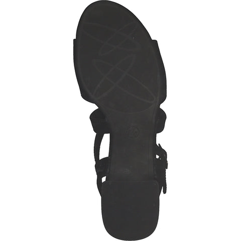 Jana Ανατομικά Πέδιλα σε  Μαύρο Χρώμα BOURLIS Shoes - Accessories