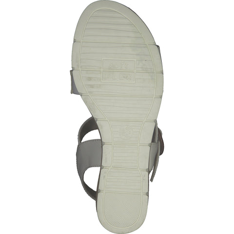 Jana Ανατομικές Πλατφόρμες σε Λευκό Χρώμα BOURLIS Shoes - Accessories