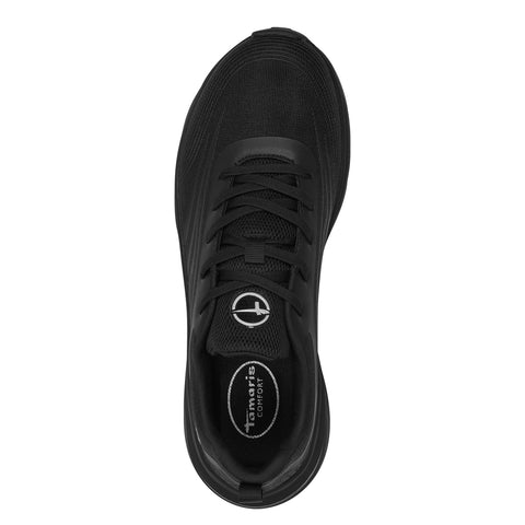 Tamaris Comfort Ανατομικά  Sneakers Σε Μαύρο Χρώμα