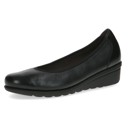 CAPRICE Γυναικείες ανατομικές μπαλαρίνες σε μαύρο χρώμα. BOURLIS Shoes - Accessories