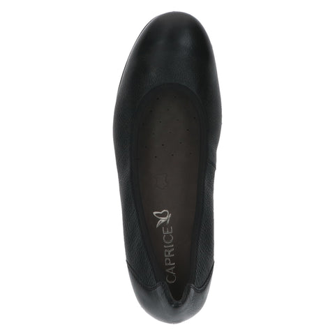 CAPRICE Γυναικείες ανατομικές μπαλαρίνες σε μαύρο χρώμα. BOURLIS Shoes - Accessories