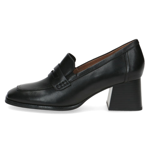 Caprice Ανατομικές Δερμάτινες Γόβες Σε Μαύρο Χρώμα. BOURLIS Shoes - Accessories