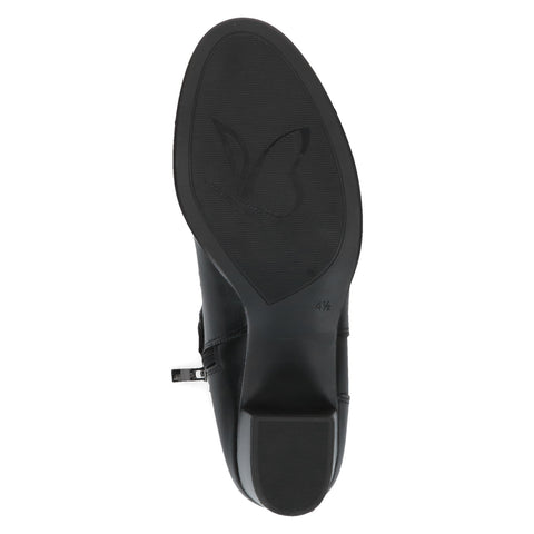 Caprice Δερμάτινα Γυναικεία Μποτάκια Σε Μαύρο Χρώμα BOURLIS Shoes - Accessories
