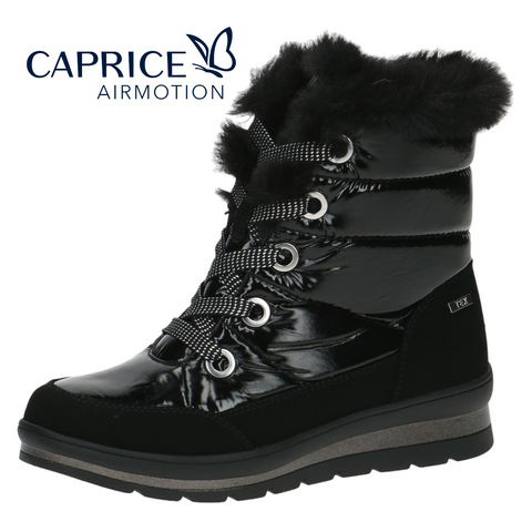 Caprice Γυναικείες Μπότες Χιονιού Σε Μαυρο Χρώμα BOURLIS Shoes - Accessories