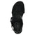 Caprice Ανατομικές Δερμάτινές Πλατφόρμες Σε Μαύρο Χρώμα BOURLIS Shoes - Accessories