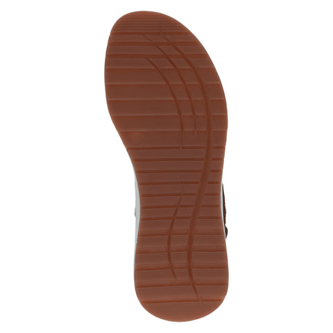 Caprice Ανατομικά Δερμάτινα Πέδιλα σε Κιτρινό Χρώμα BOURLIS Shoes - Accessories