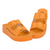 Parex Καλοκαιρινές Γυναικείες Παντόφλες Σε  Πορτοκαλί Χρώμα BOURLIS Shoes - Accessories
