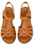 Boxer Ανατομικές Δερμάτινες Πλατφόρμες Σε Ταμπά Χρώμα BOURLIS Shoes - Accessories