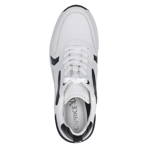 Caprice Δερμάτινα Ανατομικά Sneakers σε Λευκό Χρώμα CAPRICE