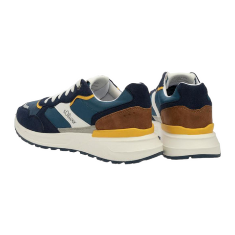 S. OLIVER Ανδρικά sneakers σε Μπλε χρώμα BOURLIS Shoes - Accessories