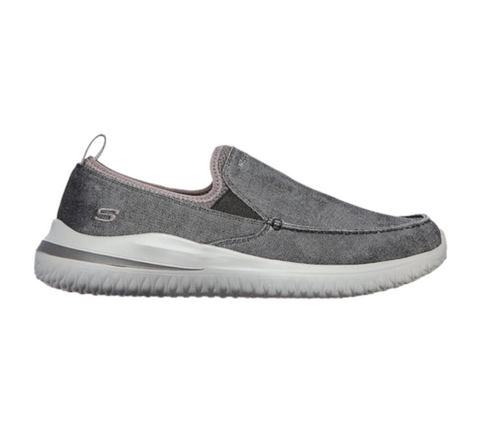Skechers Slip-ins: Delson 3.0 Σε Μαύρο Χρώμα BOURLIS Shoes - Accessories